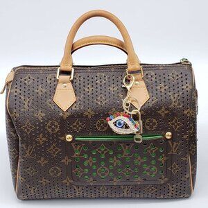 100% Auth Louis Vuitton Lock & Key with unbranded Bagcharm, Keycharm, Keychain
